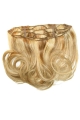 Modern Blonde Wavy Shoulder Length Hair Falls & Half Hairpieces