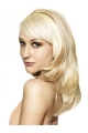 No-fuss Blonde Wavy Long Human Hair Wigs & Half Wigs