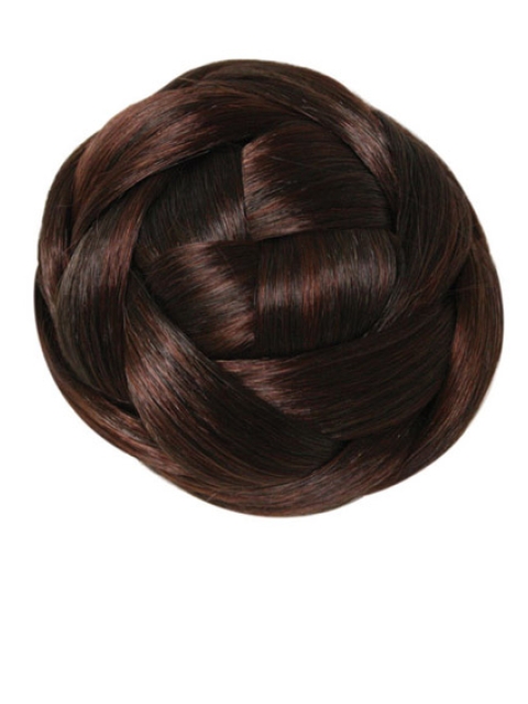 Synthetic Brown Durable Wraps / Buns Hairpieces