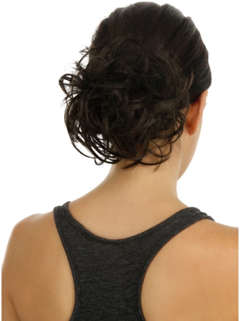 Synthetic Brown Glamorous Wraps / Buns