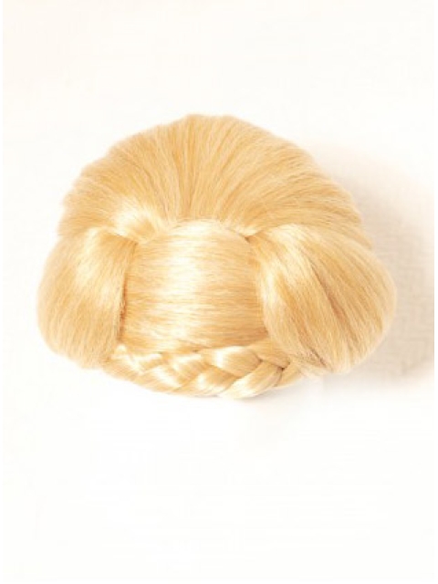 Synthetic Blonde Beautiful Wraps / Buns Hairpieces