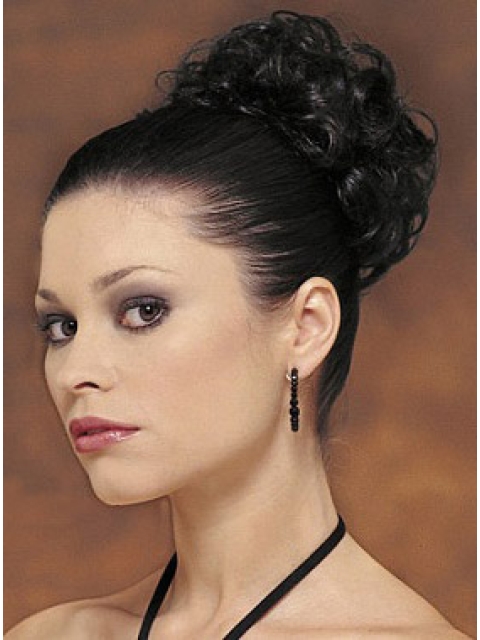 Synthetic Black Amazing Wraps / Buns Hairpieces