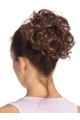 Synthetic Brown Comfortable Wraps / Buns Hairpieces