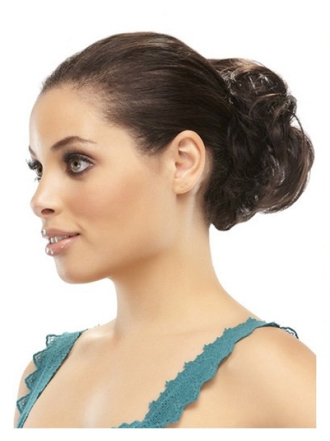 Remy Human Hair Brown Traditiona Wraps / Buns