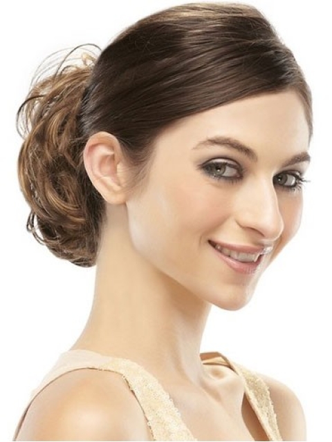 Remy Human Hair Brown Mature Wraps / Buns