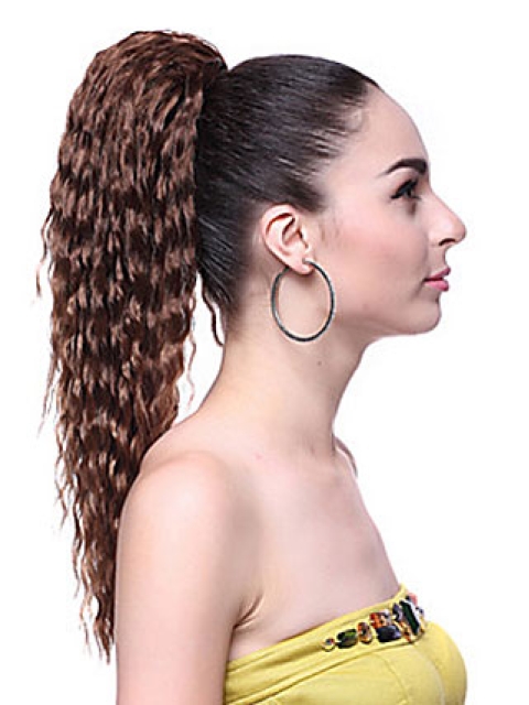 Good Brown Wavy Long Ponytails Hairpieces