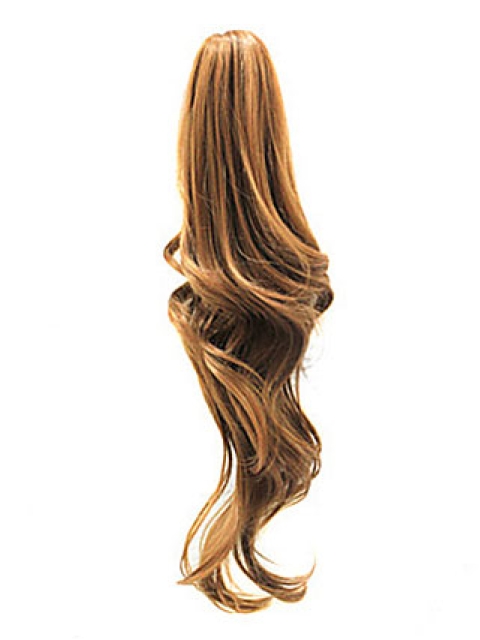 Fabulous Blonde Wavy Long Ponytails Hairpieces