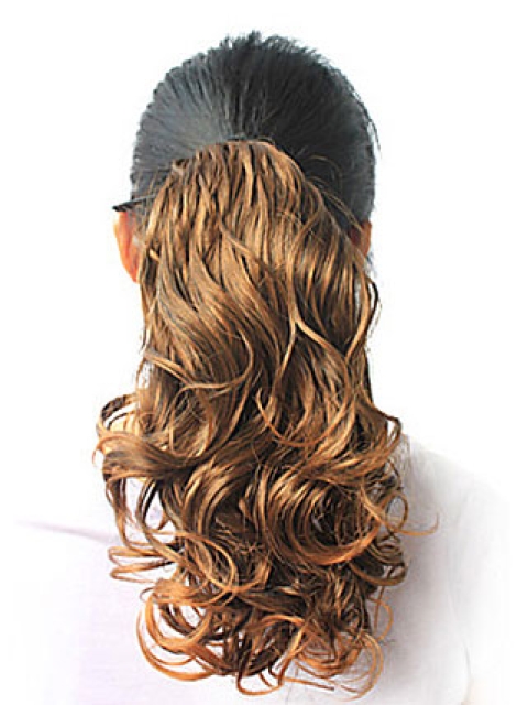 Exquisite Blonde Wavy Ponytails Hairpieces