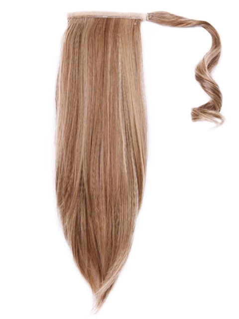 Synthetic Long Brown Fashionable Ponytails