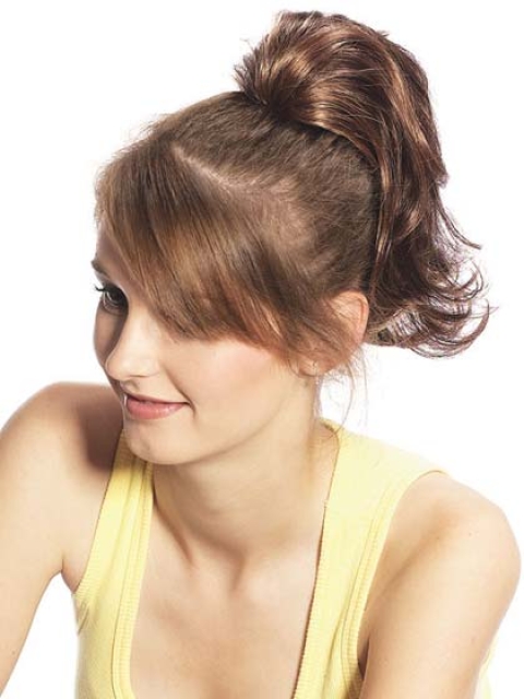 Synthetic Brown Radiant Ponytails