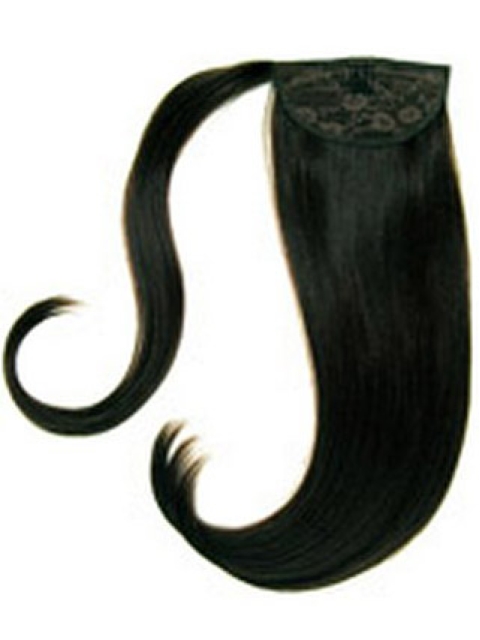 Synthetic Black Popular Ponytails