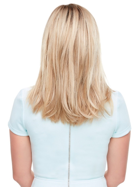 Top Style 12" Topper Hair Addition | Synthetic Hair Addition (Monofilament Base)