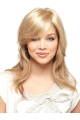 Mono Medium Top Piece | Synthetic Hair Fiber - Monofilament Base 