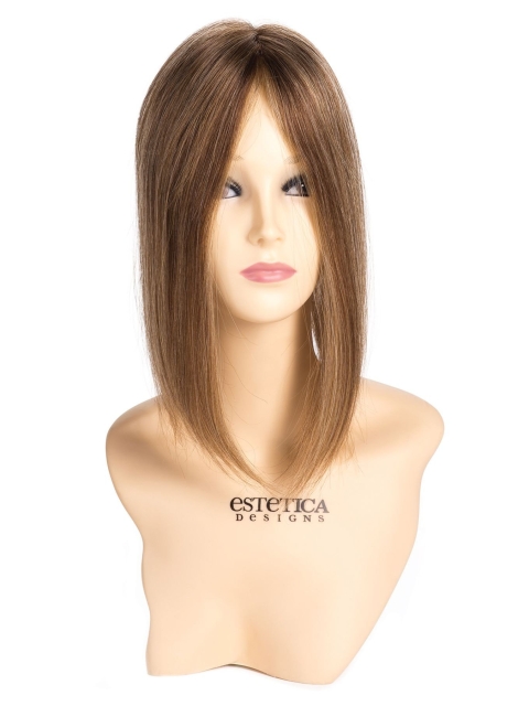 Wiglet | 100% Human Hair | 12" long (Monofilament Base) 