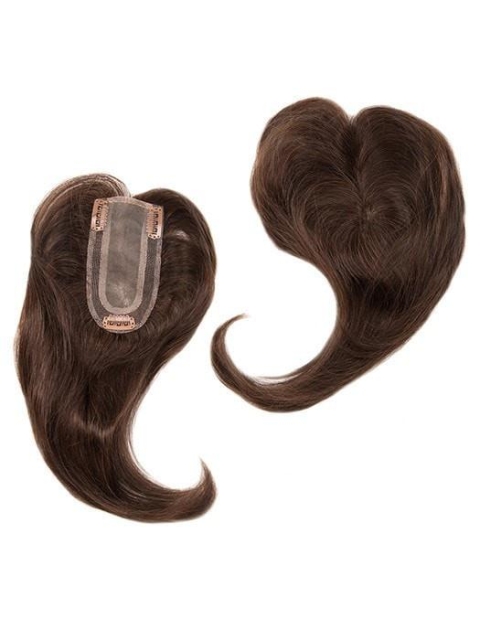 Add On Part Topper | Heat Friendly/Human Hair Blend Hairpiece (Monofilament Base) 