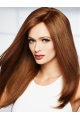 20" Long 100% Hand-tied Lace Front Straight  Human Hair Women Wigs