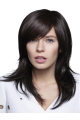 16" Long  Straight 100% Hand-tied Exquisite Synthetic Wigs For Women