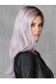 18" Long Fashion Capless  Young Straight Without Bangs Ombre/2 Tone Synthetic Women Wigs