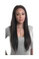 Ombre/2 tone 20" Long Straight Lace Front Synthetic Wigs For African American Women