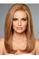 16'' Long 100% Hand-tied Straight Lace Front Human Hair Wigs For Women