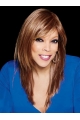  Attractive  18'Long Straight Capless  With Bangs Wendy Williams Remy Human Hair Women Wigs