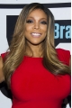 22'' Long Straight Layered Blonde Lace Front Wendy Williams Human Hair Women Wigs