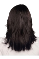 18" Long Straight Capless Natural Black Heat Friendly Synthetic Women Wigs