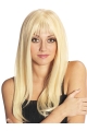 Blonde Long Straight Full Lace Remy Human Hair Women Wigs