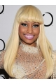 18'' Long Suitable Capless Blonde Straight Synthetic Women Nicki Minaj Wigs