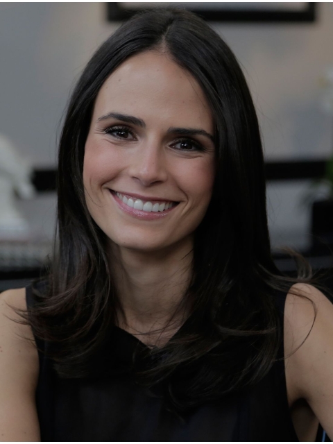 16'' Straight Black Capless Long Synthetic Women Jordana Brewster Wigs