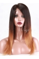 18" Long Straight Full Lace Indian Remy Hair Women Ombre Wigs  Wigs