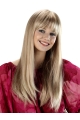 Beautiful Blonde  Capless Straight Long Synthetic Women Wigs