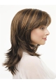 Monofilament Lace Front Straight Shoulder Length Synthetic Affordable Long Women Wigs