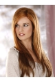 20'' Long Straight Auburn Layered Monofilament Lace Front  Stylish Heat Friendly Synthetic Women Wigs