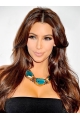 20'' Long Straight Lace Front Synthetic Woomen Kim Kardashian Natural Wigs