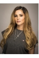 22''New Design Long Straight Without Bangs Lace Front Blonde  Remy Human Hair Cheryl Cole Inspired Women Wigs