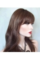 18'' Mono Top Lace Front Straight Synthetic Fashionable Long Women Wigs