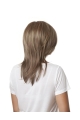 14'' Straight Polite Blonde 100% Hand-Tied Long  Synthetic Women Wigs