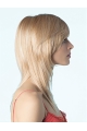 22'' New Design Long Straight Monofilament Blonde With Bangs Fabulous Synthetic Women Wigs