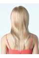 22'' New Design Long Straight Monofilament Blonde With Bangs Fabulous Synthetic Women Wigs