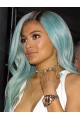 18'' Long Straight Lace Front Without Bangs 2 tone Synthetic Women  Kylie Jenner wigs