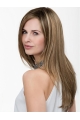 18'' Long Straight Ombre/2 tone Without Bangs Capless Synthetic Ladies Wig