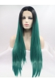 34'' Long Straight  Lace Front  Ombre/2 Tone Layered Synthetic  Women Wigs