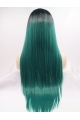 34'' Long Straight  Lace Front  Ombre/2 Tone Layered Synthetic  Women Wigs