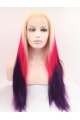 27" Long Straight Ombre/2 Tone Without Bangs Synthetic Women Wigs