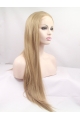 30'' Long Straight Lace Front Layered Blonde Synthetic  Women Wigs