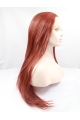 32'' Long Straight Lace Front  Auburn  Layered Synthetic Women Wigs