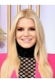 20'' Long Straight Without Bangs Lace Front Synthetic Women Jessica Simpson Wigs