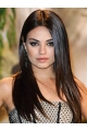 18" Straight Long Lace Front Without Bangs Synthetic Women Mila Kunis Wigs