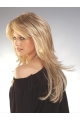 Discount Long Straight Blonde Lace Front Monofilament Remy Human Hair Wigs For Cancer